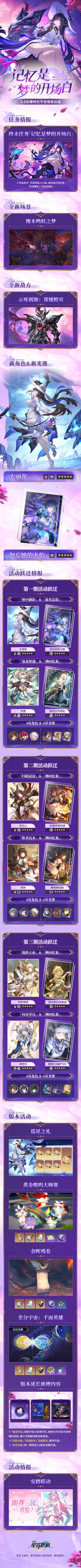 崩铁3.8版本定档12.17，卡池信息公布+版本延期福利拉满