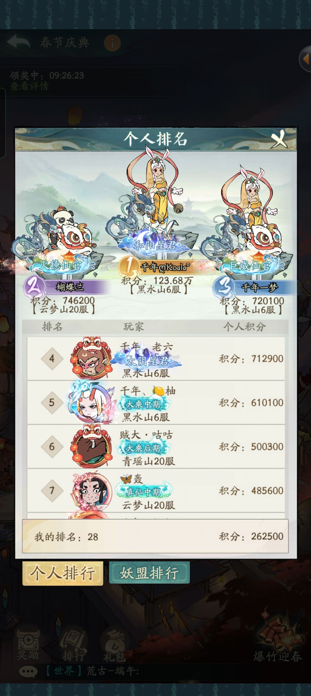 鸿福晚宴奖励被吞了?!! 2