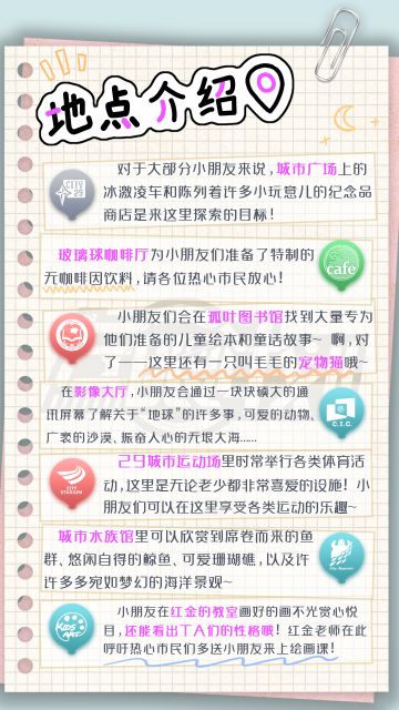 《左眼计划》地点介绍