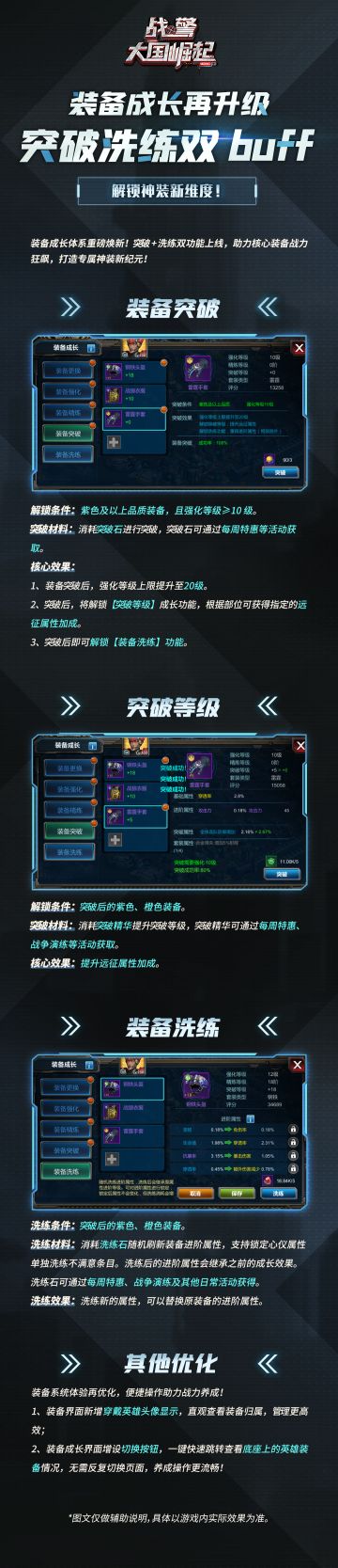 新版本爆料|装备成长再升级