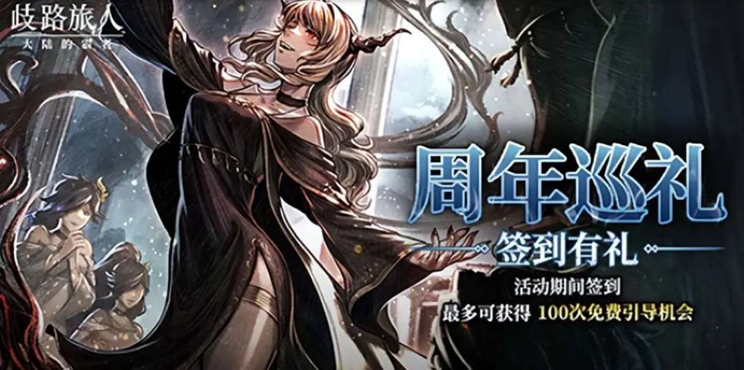 新资讯丨歧路旅人2周年庆送 100 抽千元福利 2