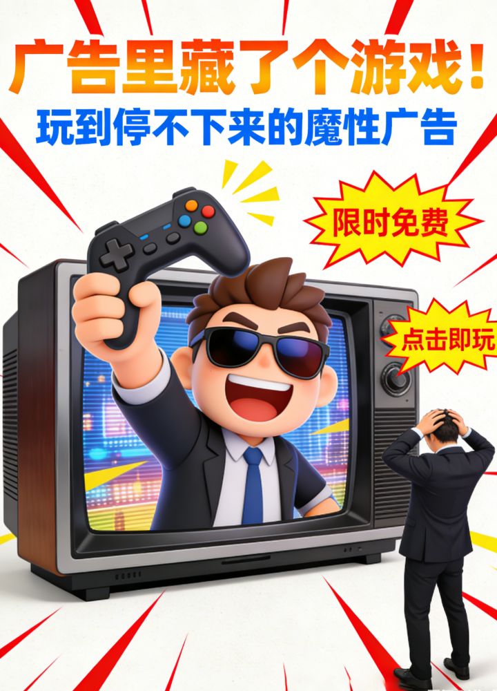 没有广告的游戏 OR 在广告里做个游戏截图