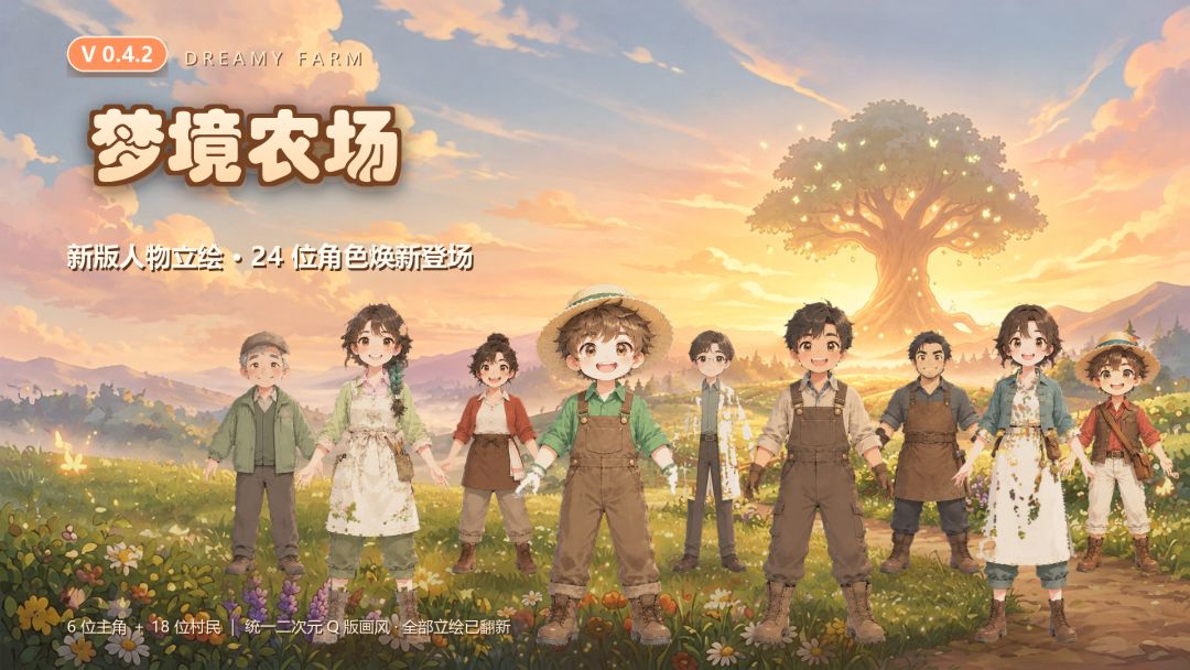 《梦境农场》V0.4.2新版人物立绘展示 1