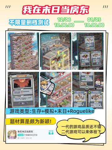 号外号外!我在末日当房东开测啦!