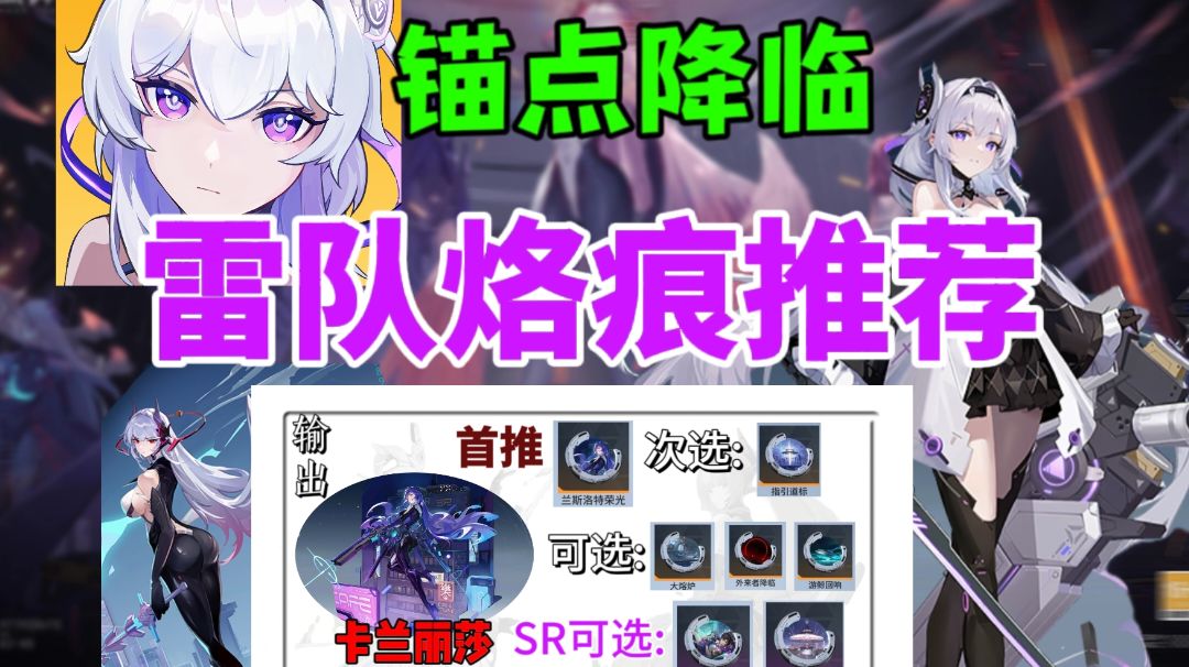 【锚点降临】雷队全角色烙痕推荐⚡新人烙痕推荐截图