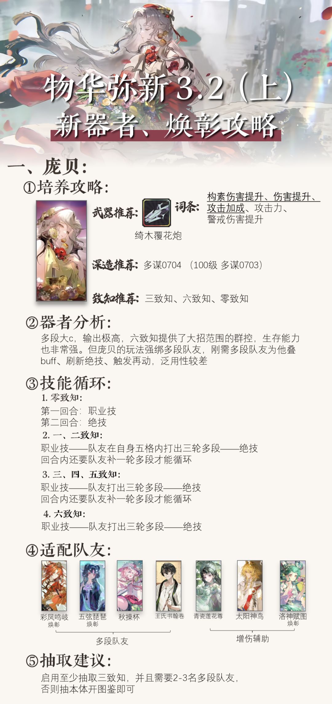【物华弥新】新器者、焕彰一图流攻略 2