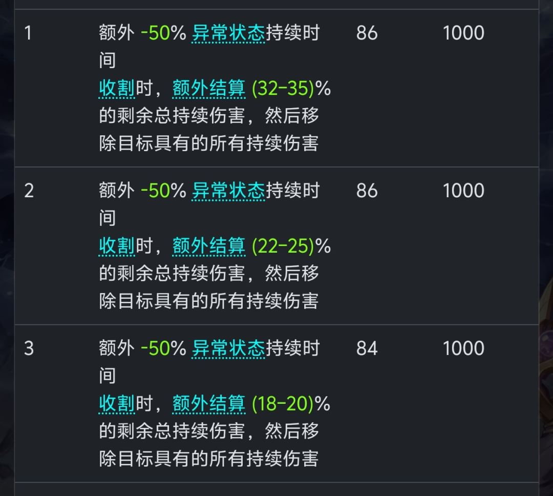 特性的额外收割算不算收割? 1