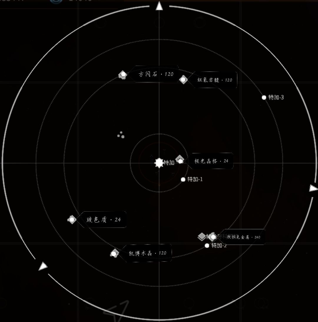 太空小行星矿物分布以及24小时产量 2