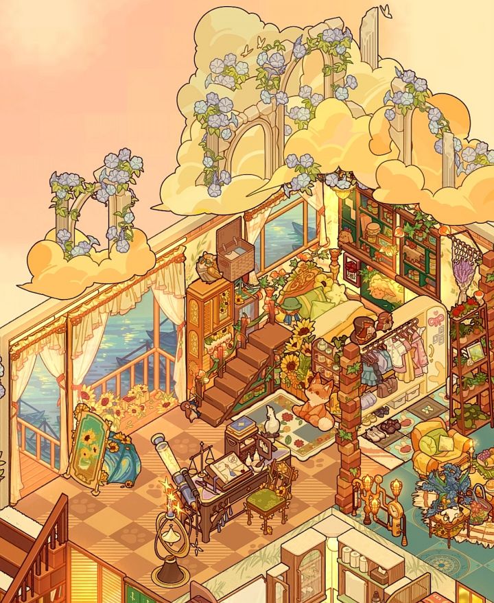 星月秘园+绿茵巫舍混搭截图