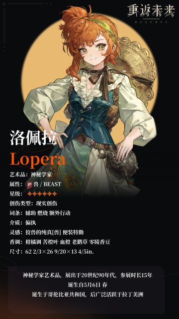 【角色信息】神秘学家：洛佩拉