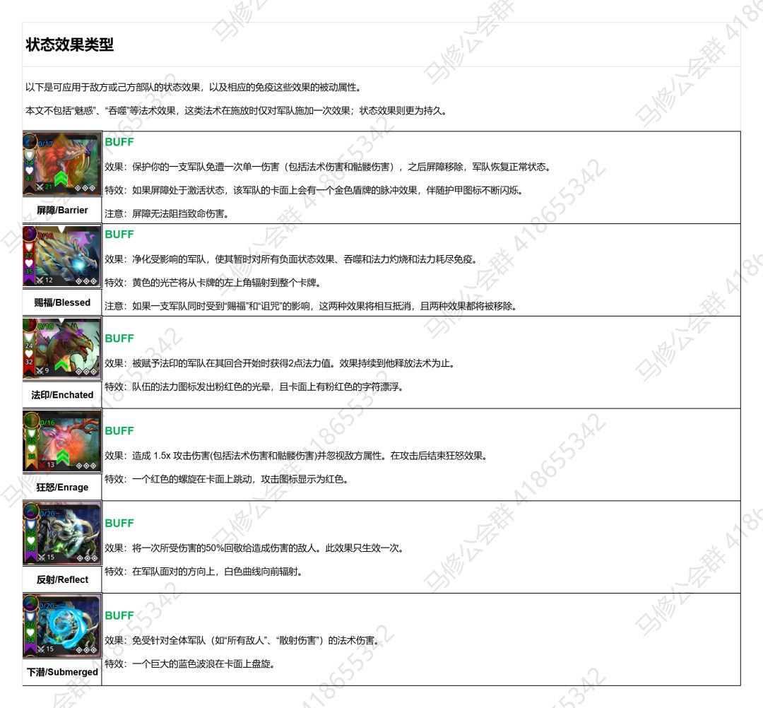 🔥宝石战争/Gem of War-状态效果一览🔥截图