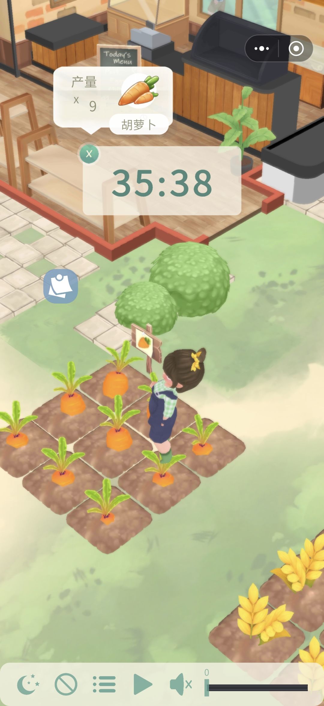 你这摘菜种菜不能退出这页面吗 1