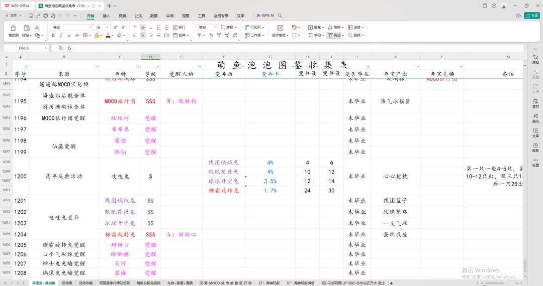 萌鱼泡泡四周年快乐 2