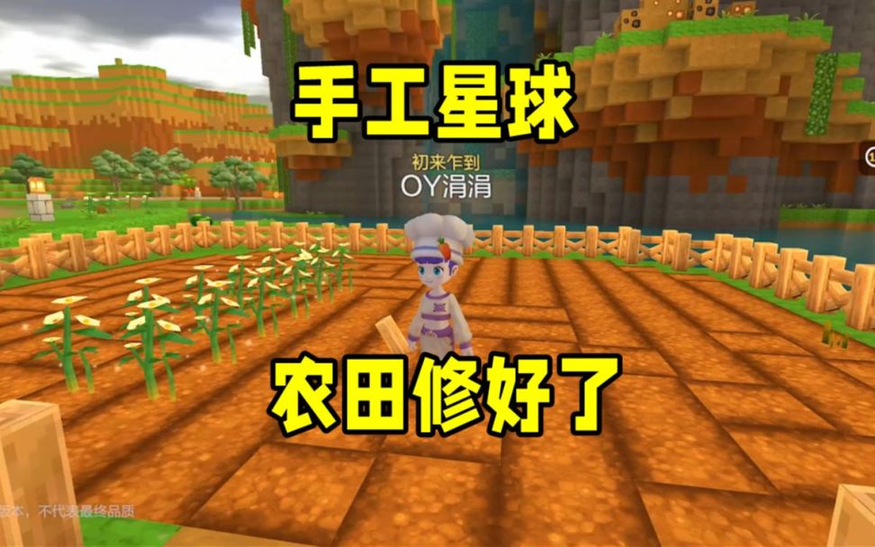 手工星球：涓涓扩建农田，种土豆和小麦，一桶水就能全部灌溉截图