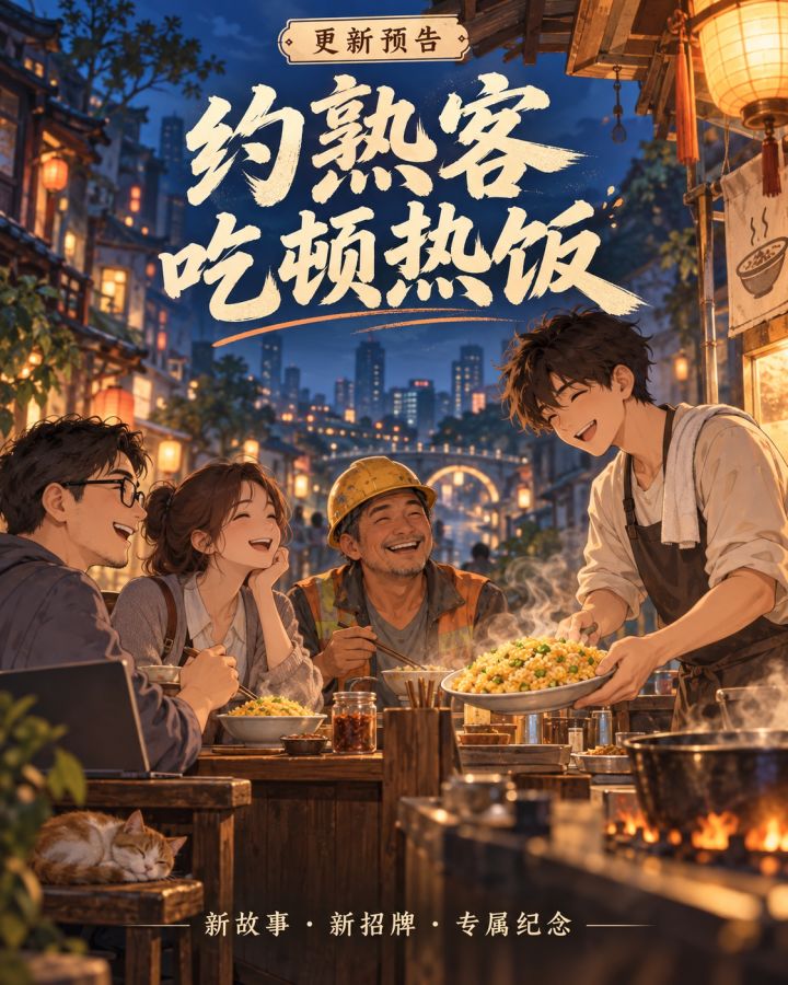小编又又又来更新了, 已更新|约熟客,来吃顿热饭!截图