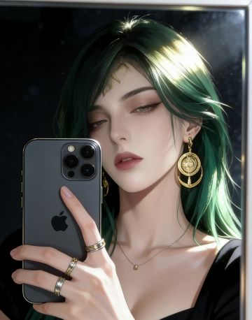 神明自拍，太帅了！