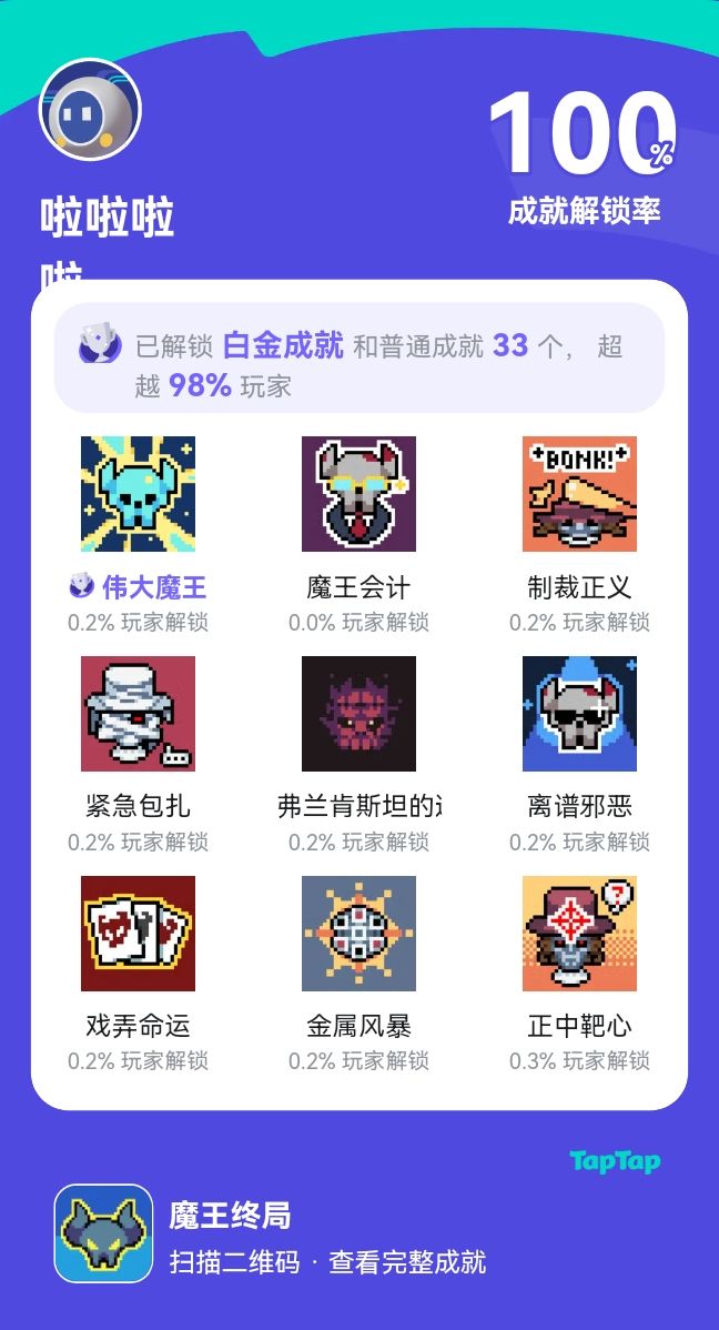 全成就打完 1
