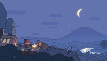 放图！！超爱野营夜景呀