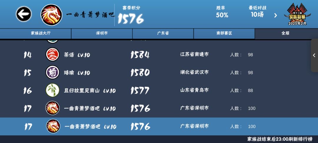 一区族战家族青酒招人! 2