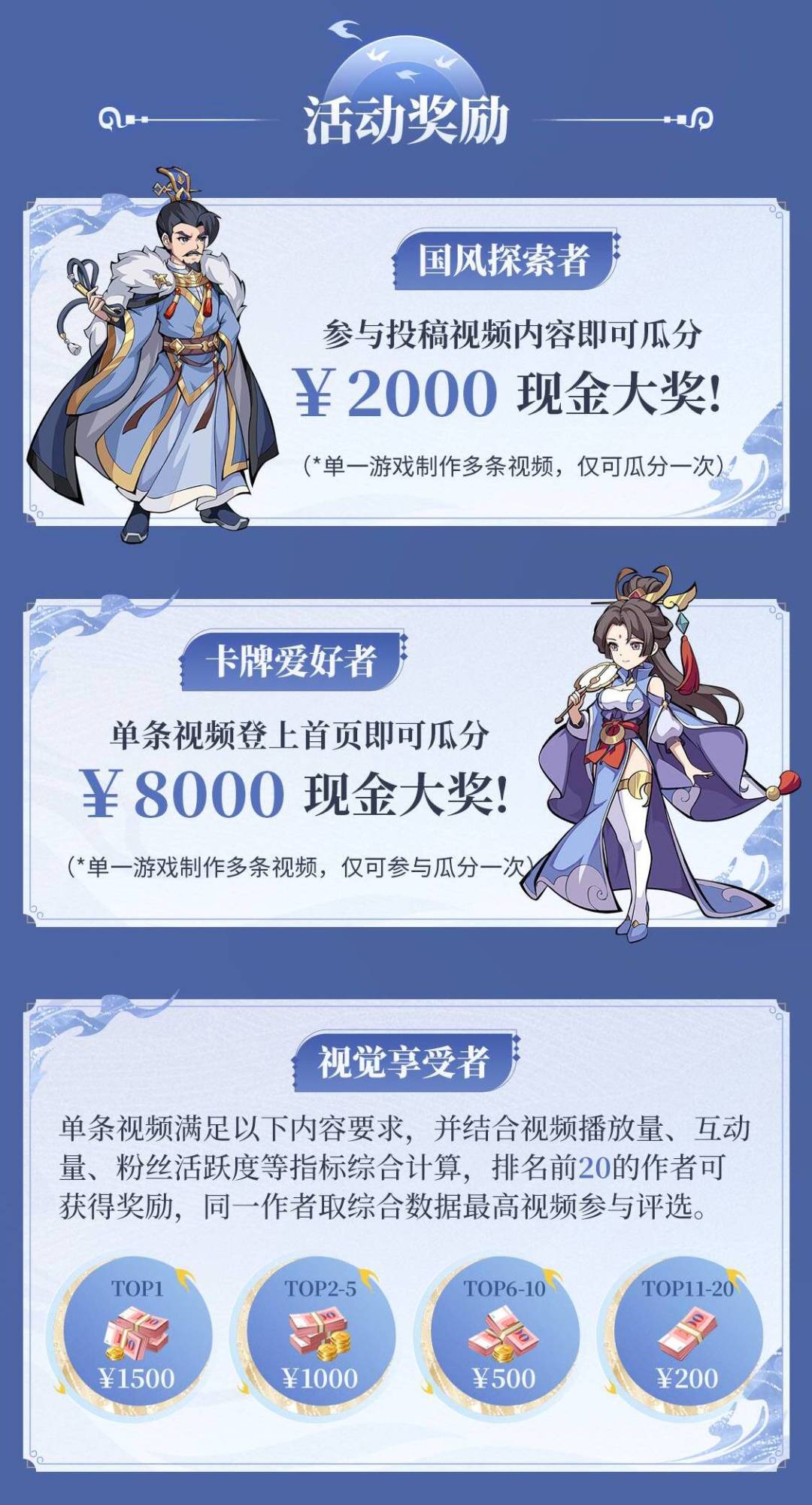 【群英风华录创作征集令】获奖名单公示 3
