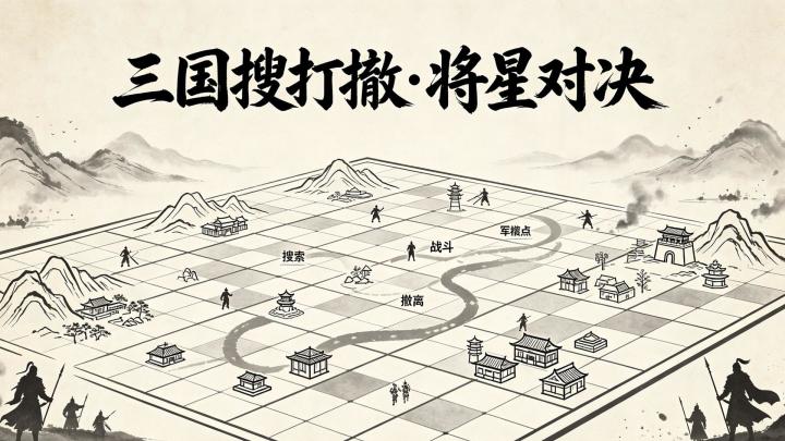 三国版搜打撤!带名将搜刮乱世,活着撤离才算赢截图