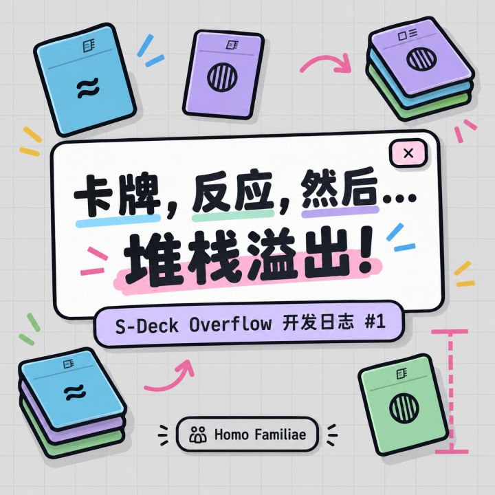 卡牌,反应,然后...堆栈溢出!| S-Deck Overflow 开发日志#1截图