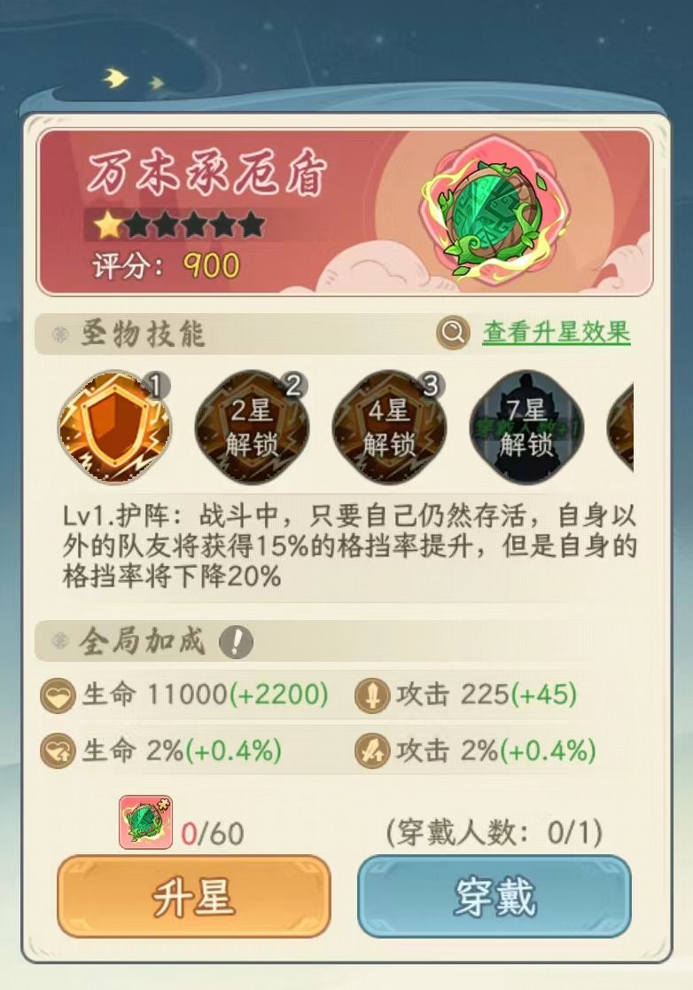 有人知道格挡具体属性吗 1