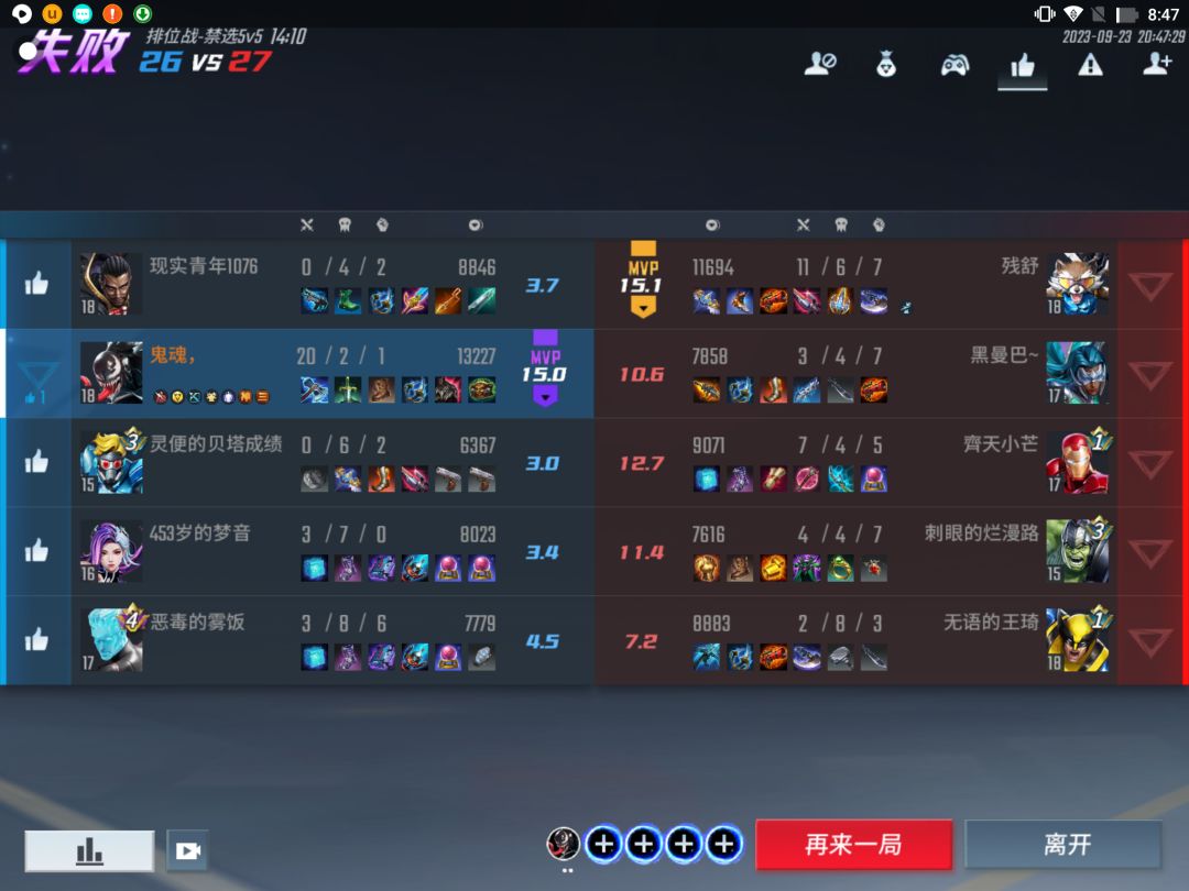 带不动 2