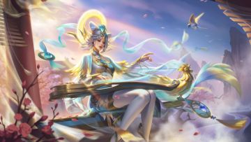 金羽霓裳梦闻鸡，琴鸣春风伴我意，梦*蔡文姬全新换装来袭！