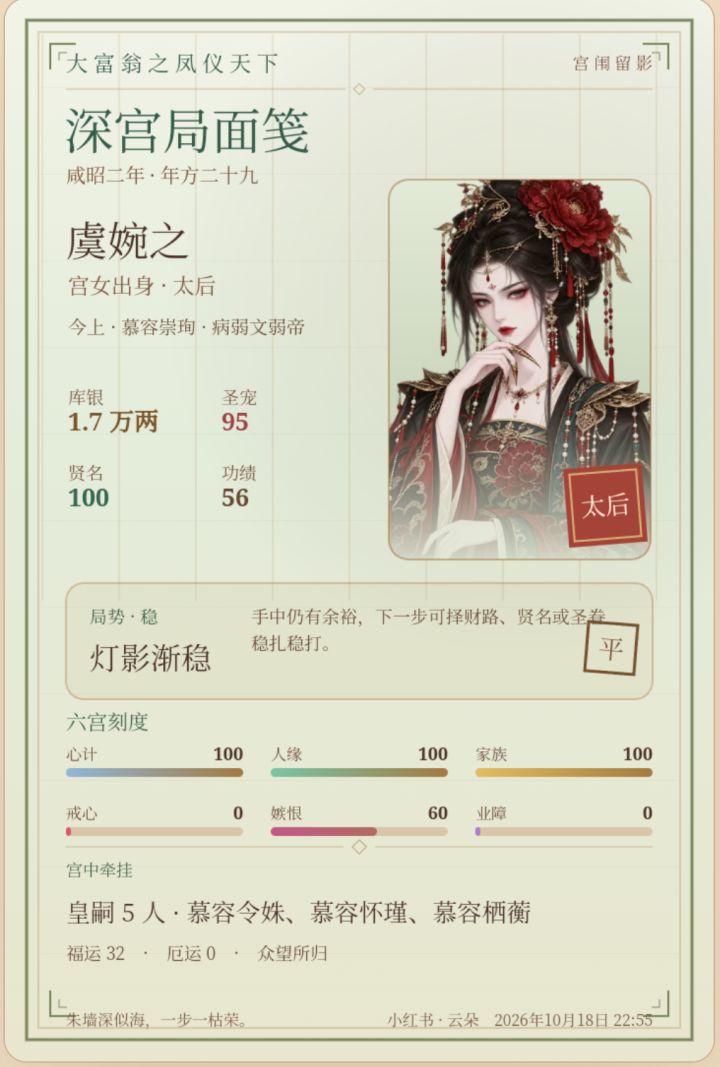 二十九岁太后,重生之我是宫斗冠军截图