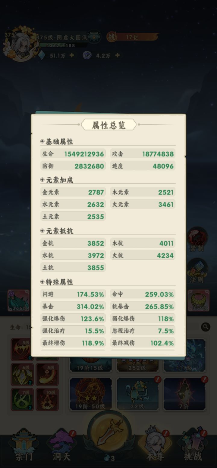 这游戏的战力毫无意义…截图