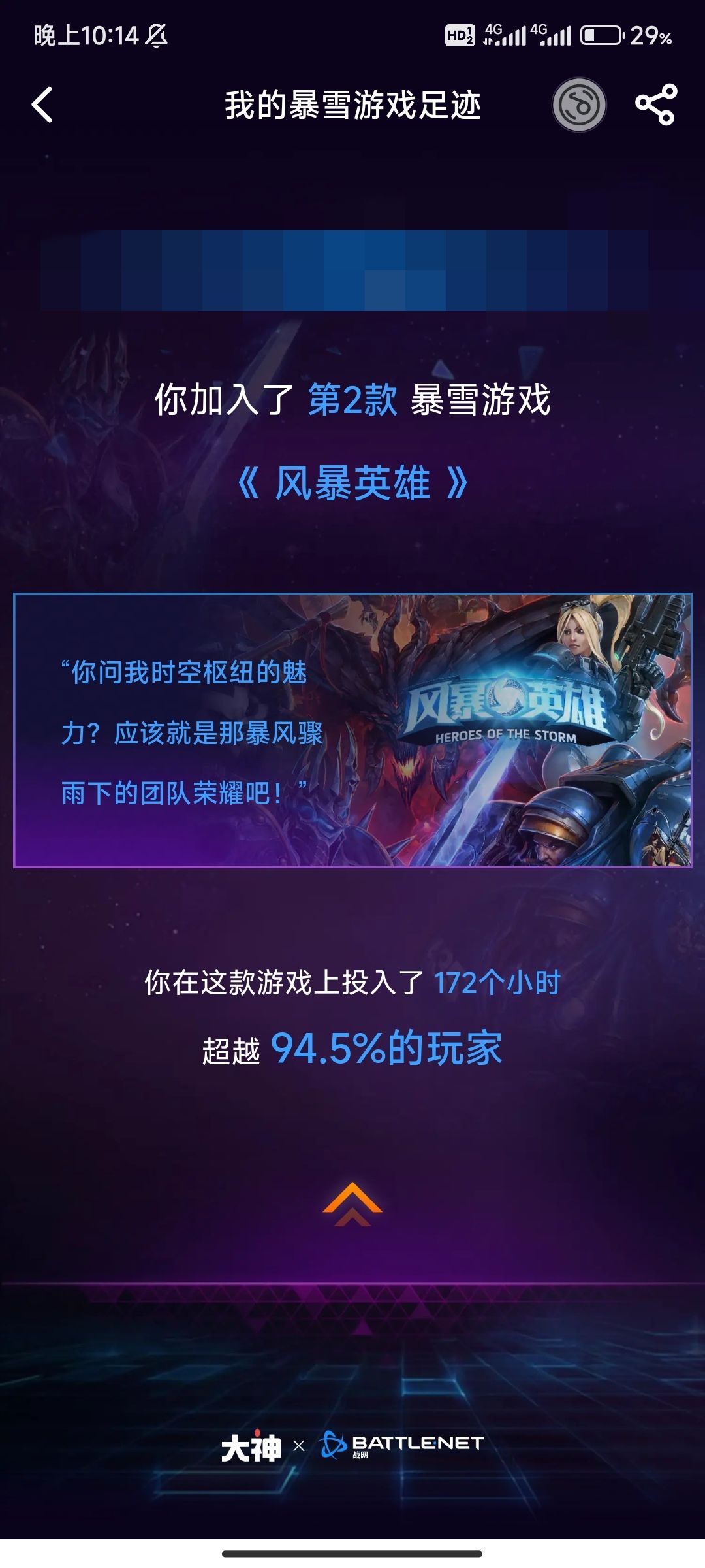 查了下网易大神上的游戏时长 3