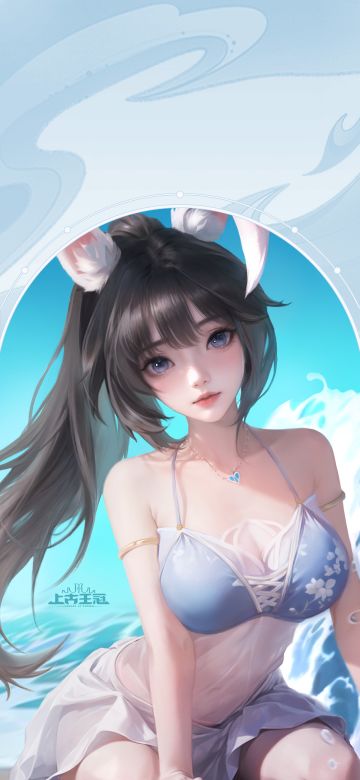 壁纸 | 😍兔兔泳装美爆！！😍