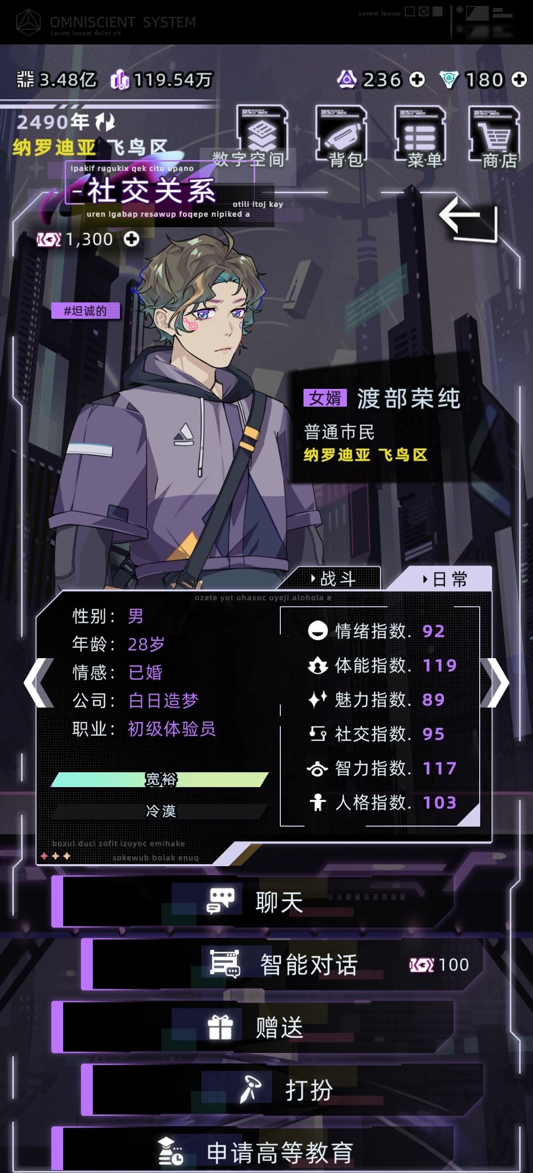 刷到了两个桃五官的npc 2
