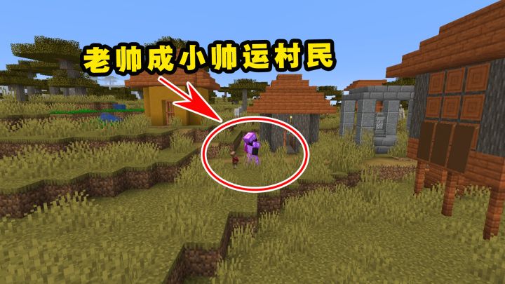 我的世界Him传说34:老帅成小帅运村民,远在天边近在眼前!截图
