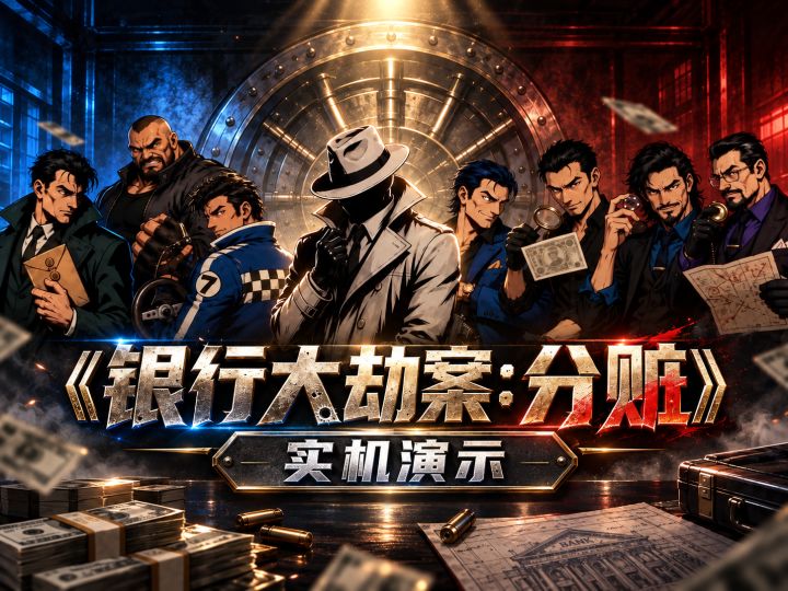 人为背叛付出的太多!|《银行大劫案:分赃》实机首曝截图