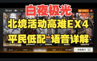 【白夜极光】冰封之隙的追问者EX4平民低配攻略，全网最详细语音轻松讲解！