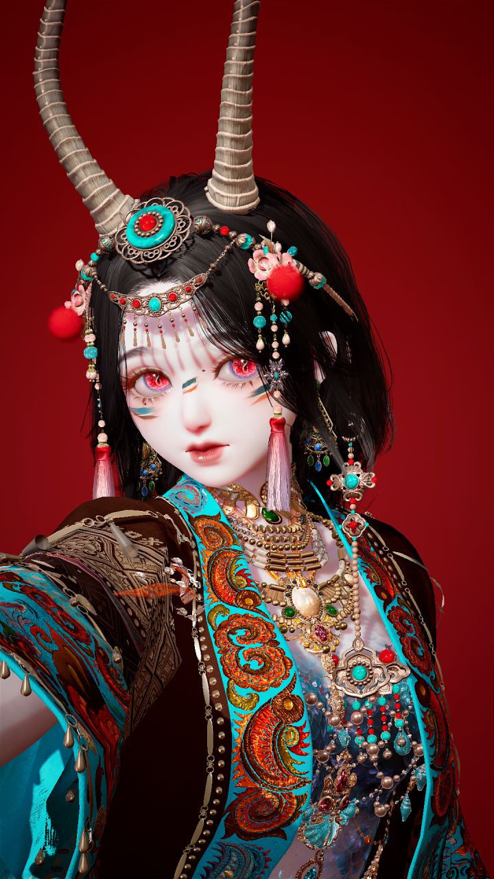 有这么美的藏风少女进入以闪我不当欧风推了截图