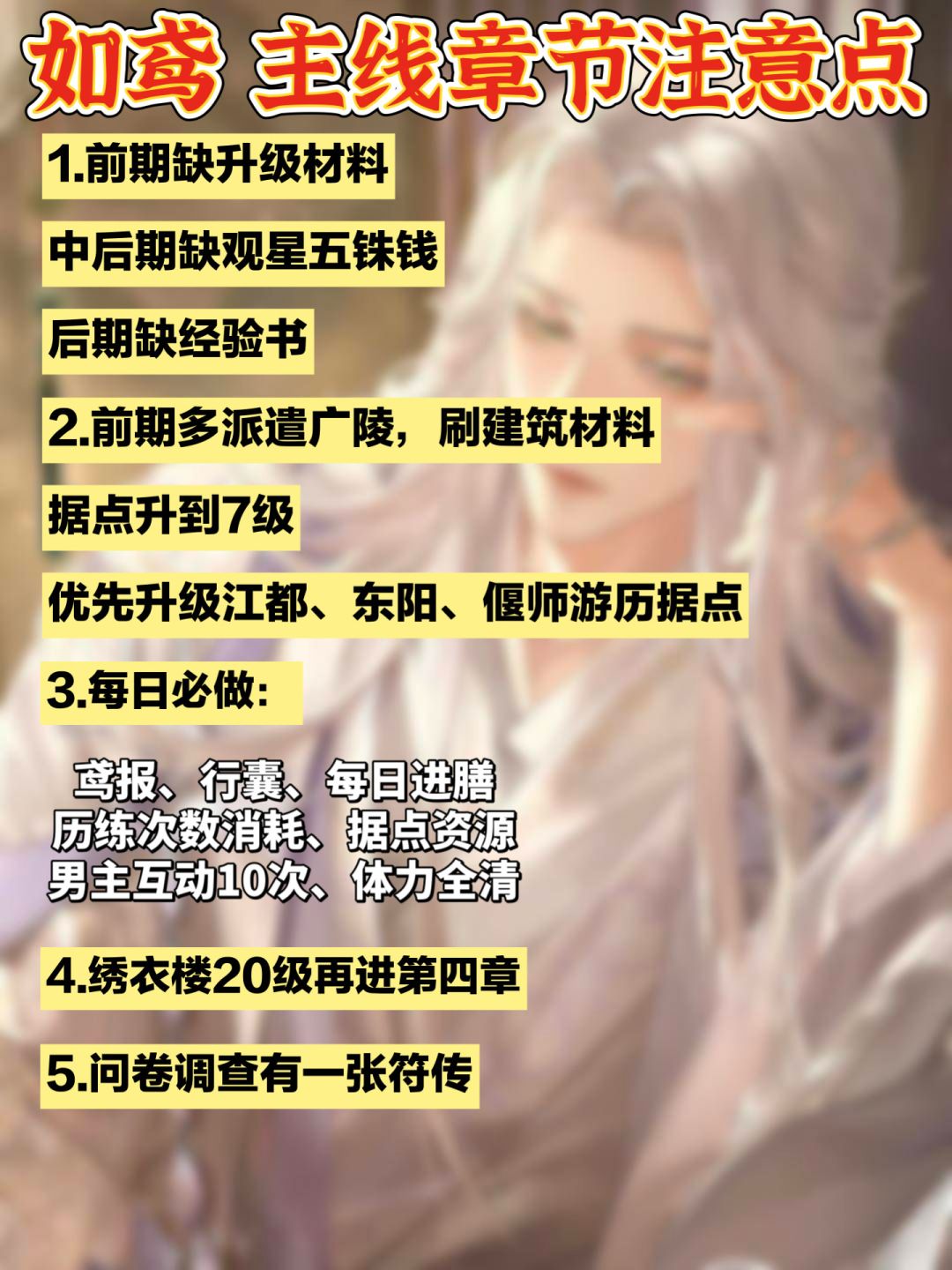 「如鸢」新手卡关必看 章节通关保姆级攻略 3