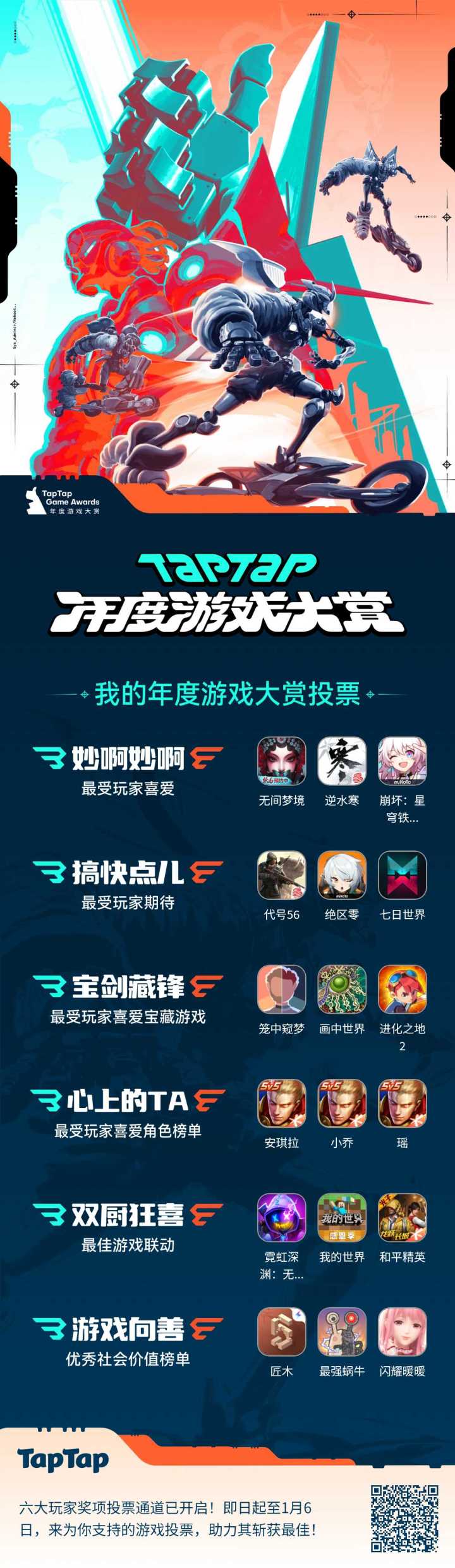 [表情_微笑]年度游戏大赏#2023TapTap年度游戏大赏截图