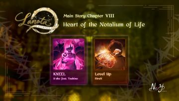 Lanota 主线第八章「生命音矿之心」收录乐曲：
「KNEEL / U-ske feat. Tsukino」
「Level Up / RiraN」
辉煌的宫殿中，里莫遇见了两位可疑的人，他们究竟是...？
#lanota #调律诗篇lanota #音乐游戏 #音游#调律诗篇Lanota#调律诗篇Lanota