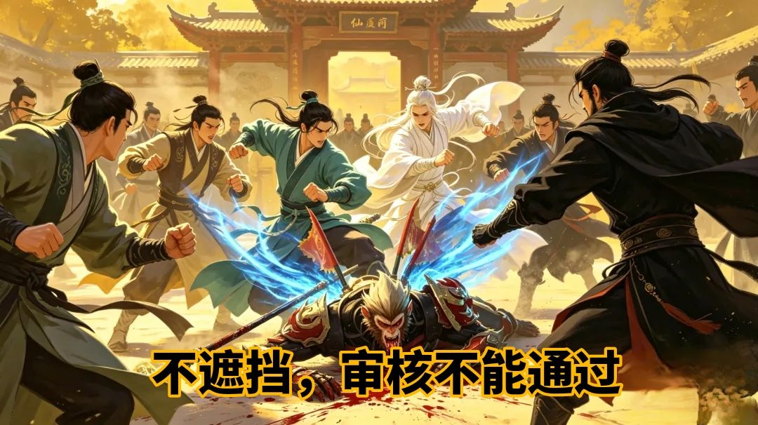 蘸墨书尽问山海十一.魔猴嘴臭,遭众人痛打 1