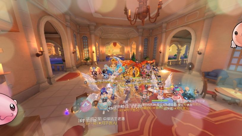 「公会小活动」幻花大合照。 1