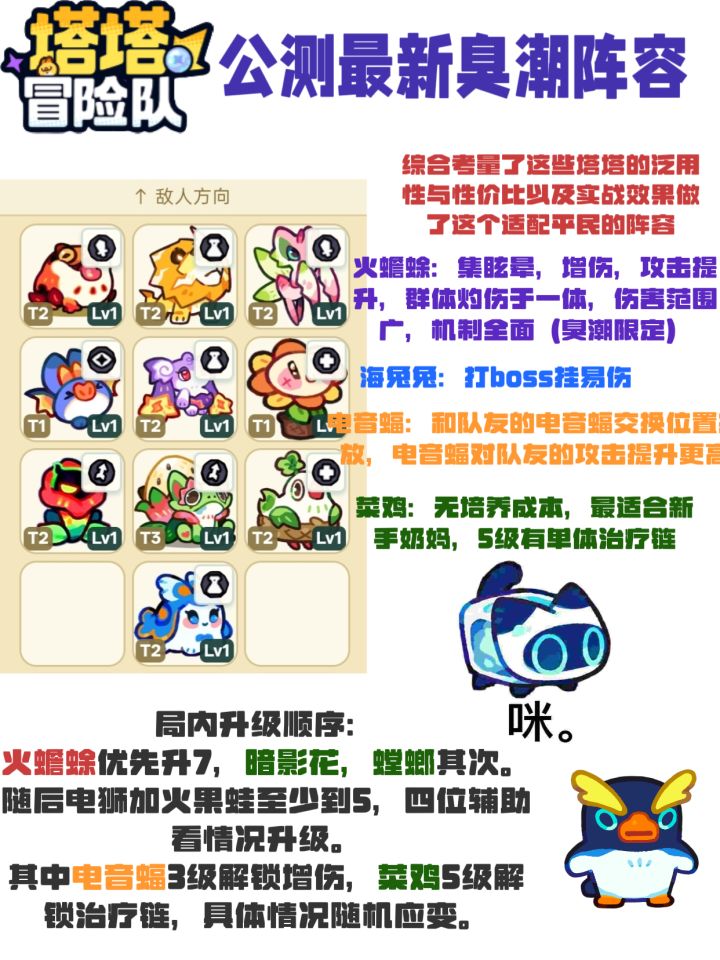 可能是目前最适合平民的臭潮阵容(修改版)截图