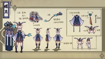 四格漫画存货告急！本周是可爱曜灵的角色设计图~[表情_开心]