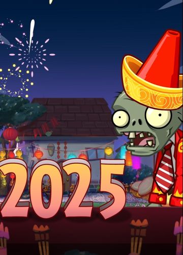 《植物大战僵尸 2》祝全体小僵僵：元旦安康！