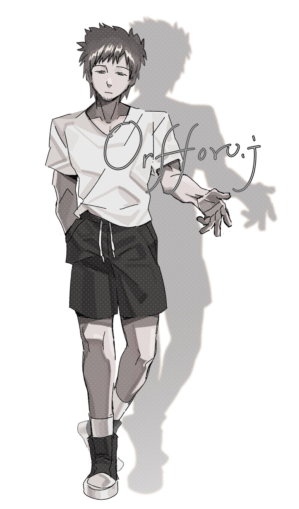 今日绘制了奥尔夫全身。ovo 2