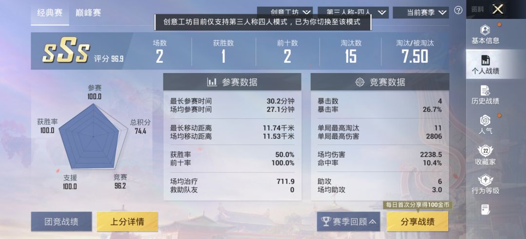 【申诉】行为分100分,被关小黑屋 3