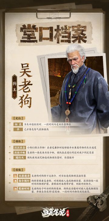 【堂口档案】吴老狗·狗王