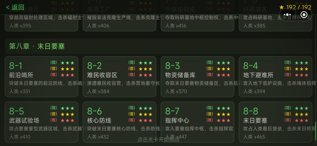 全通关了，秀一下截图